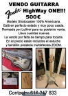 Guitarra Fender Highway One - mejor precio | unprecio.es