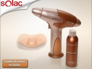 Pistola solac bronceadora en casa