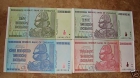 100 - 50 - 20 - 10 billones de dolares en billetes de Zimbabwe - mejor precio | unprecio.es