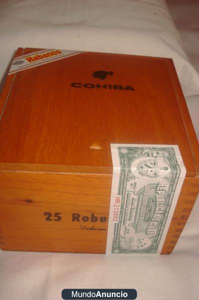 Vendo puros cubanos Cohiba Robustos