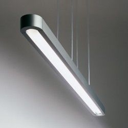 Artemide Talo sospensione silver 1x39w fluorescente lineal - no dimerable - iLamparas.com