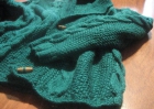 Chaqueta artesanal verde esmeralda con cuello esmoquin - mejor precio | unprecio.es