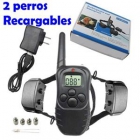 Collar adiestramiento recargable (2 receptores) - mejor precio | unprecio.es