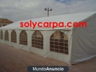 Tendas carpas de 10x3, 3x3, 8x5 etc.passadeiras e mesas desmontaveis - mejor precio | unprecio.es