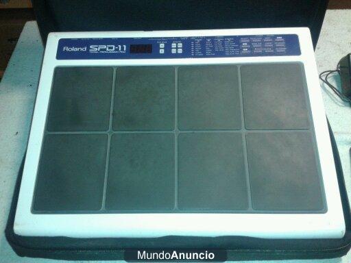 vendo octapad spd 11 con bombo y funda hecha a medida