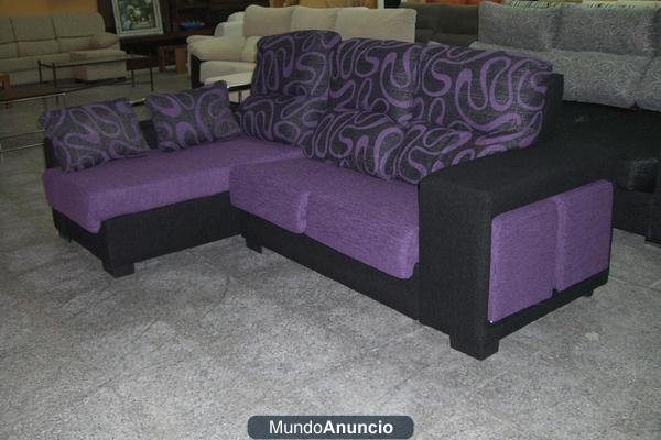 ARCON + 2 PUFF SOFA CON CHAISE LONG