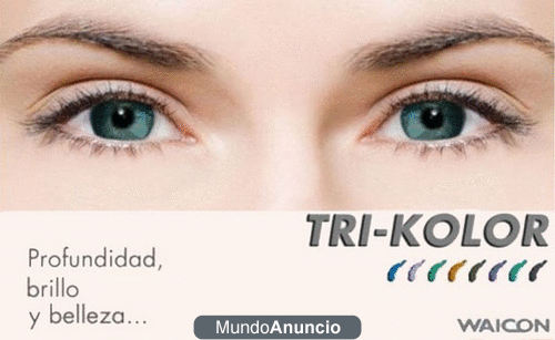 Lentillas de colores Waicon Trikolor: €60