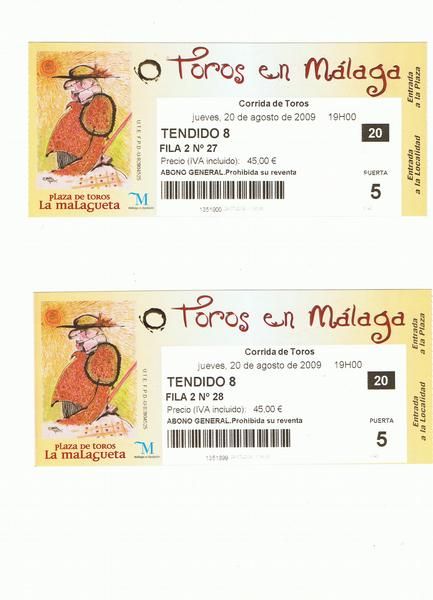 entradas jose tomas