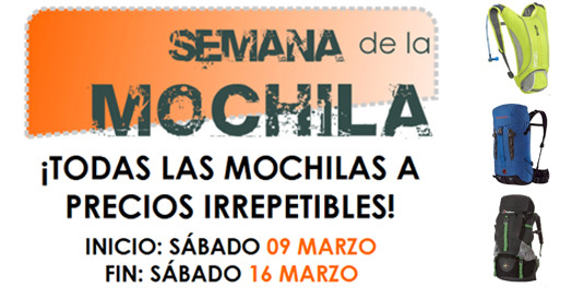 Semana de la mochila en Serac Aventura