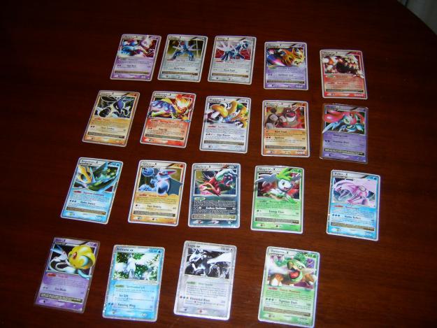 vendo cartas pokemon nivel x