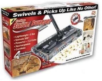 SWEVEL SWEEPER : ESCOBA SIN CABLES VISTA EN TV ORIGINAL