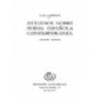 estudios sobre poesía española contemporánea. - mejor precio | unprecio.es