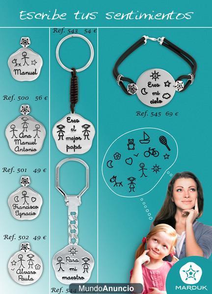 COLGANTES Y PULSERAS DE PLATA. MARDUK
