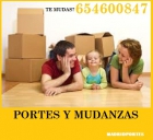 Portes baratos madrid-((60€))-  654x600x847 (furgón con ayudantes) - mejor precio | unprecio.es