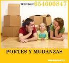 Portes baratos madrid-((60€))- 654x600x847 (furgón con ayudantes) - mejor precio | unprecio.es