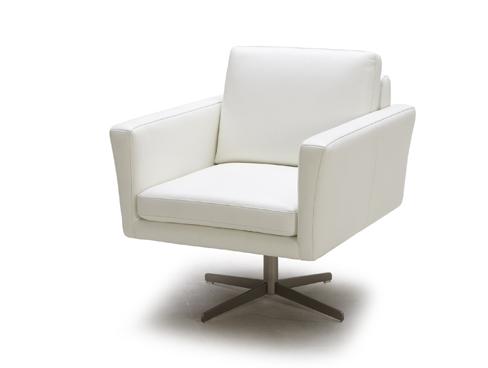 Sillón giratorio piel italiana Blanco. NUEVOS. Oferta