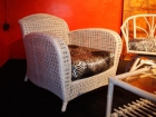 * Muebles retro customizados: sillón mimbre, sillón bambu, mesita bambu - mejor precio | unprecio.es
