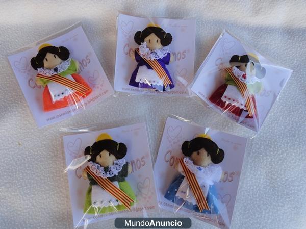 Carambas Falleras- Mochilas Falleras-Broches fieltro