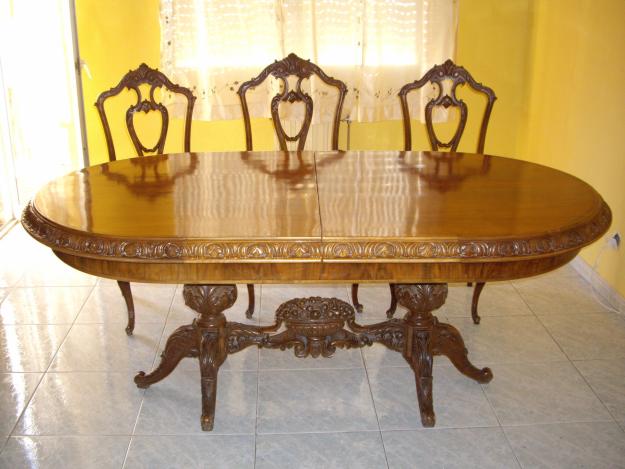 Comedor nogal antiguo