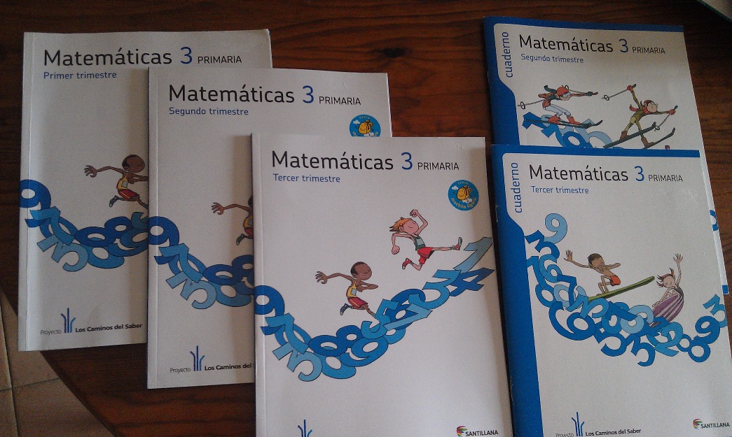 MATEMATICAS Libros escolares nuevos 3º primaria Caminos del saber_Santillana