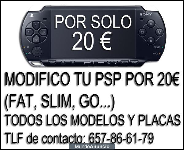 MODIFICO PSP (TODOS LOS MODELOS)
