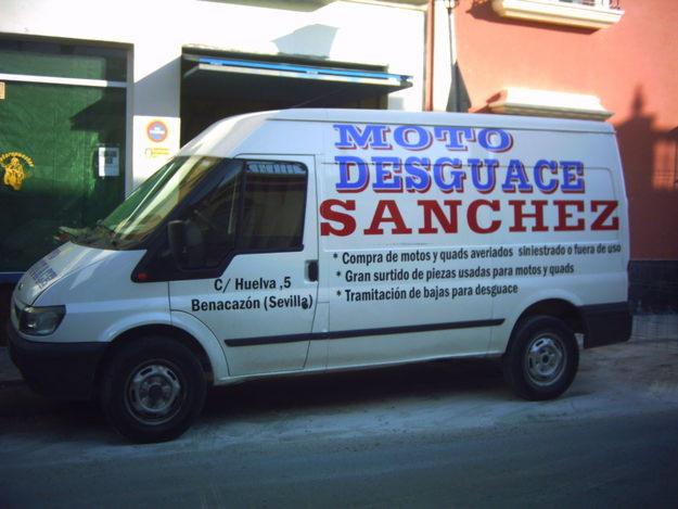 MOTO DESGUACE SANCHEZ . compra de motos en toda españa ,siniestradas ,averiadas o bajas