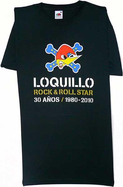Camiseta Loquillo Rock Roll Star