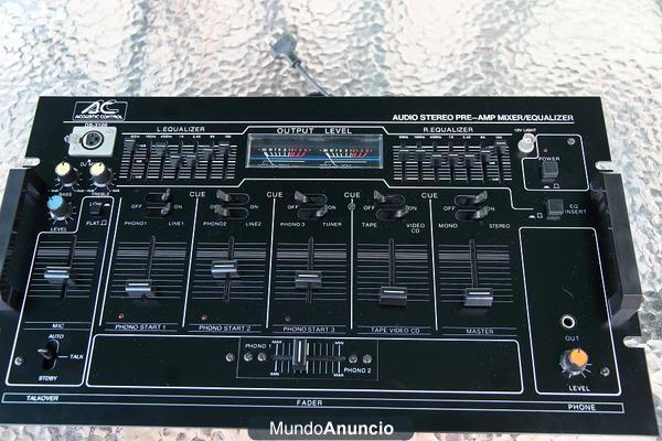 mixer con ecualizador Acoustic Control