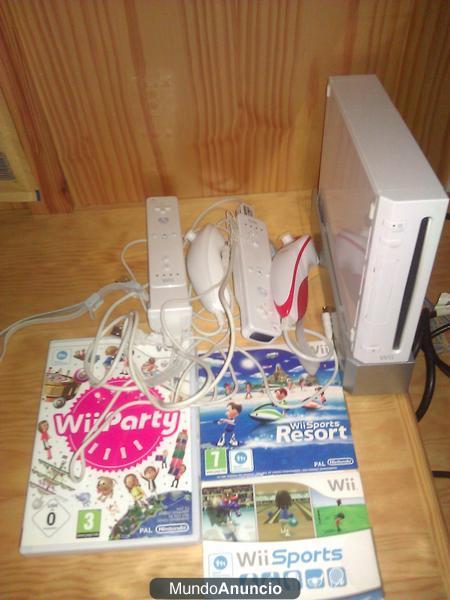 VENDO NINTENDO WII BLANCA