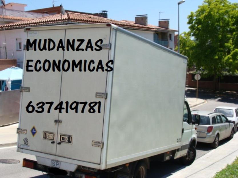 Mudanzas - minimudanzas - camion y 3 operarios