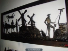 vendo cuadro antiguo, valioso de Don Quijote y Sancho Panza - mejor precio | unprecio.es