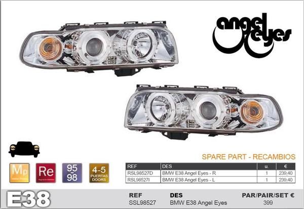 FAROS ANGEL EYES BMW E38 1995 AL 1998