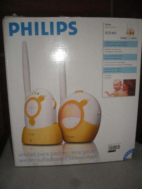 Vendo vigila bebe philips scd465