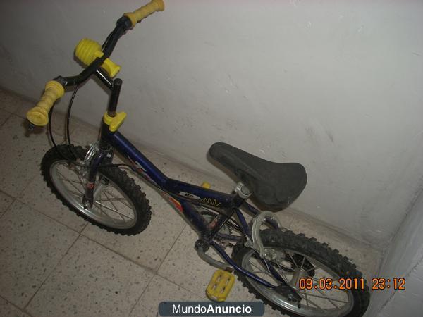 bicicleta de 16\