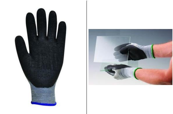 Guantes anticorte látex negro de Polyco