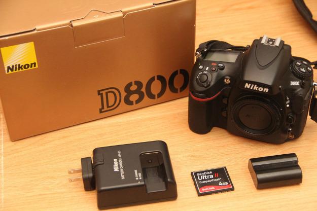 Nikon d800 + cf sandisk ultra ii 4gb