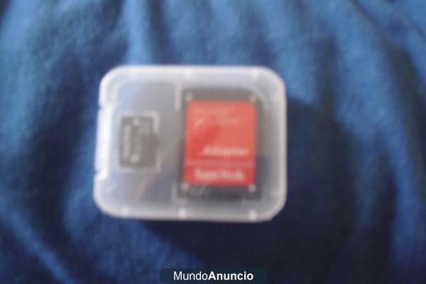 Tarjeta de Memoria Micro SD 32 gb con adaptador SD