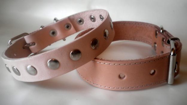 collar perro cuero con tachas