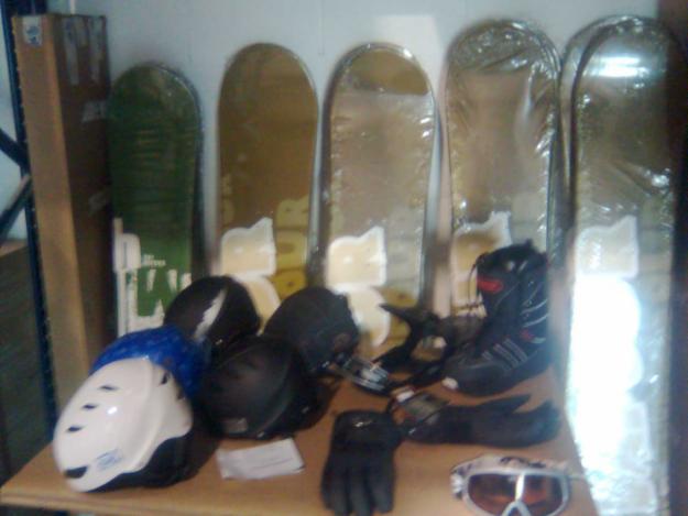 equipos snowboard