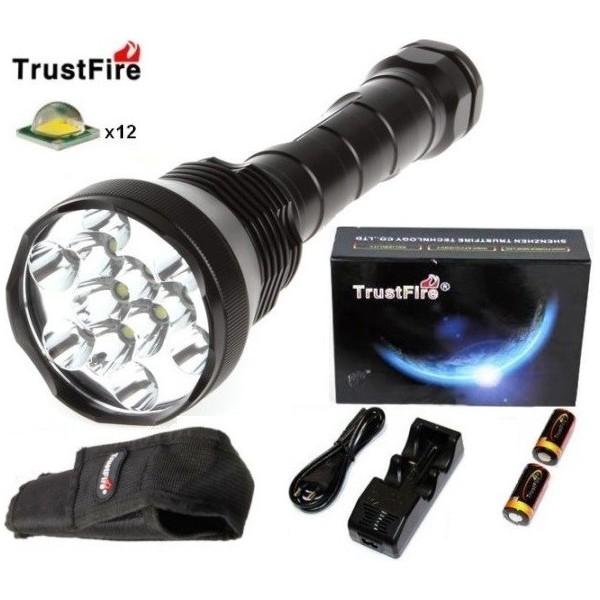 Linterna Trustfire T12 t6 13.000- Lúmenes www.ledtron.es