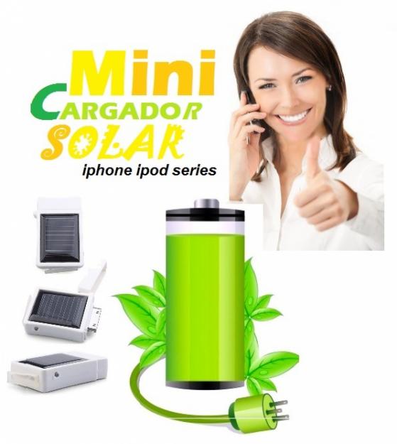 IPHONE/ipod  MICRO CARGADOR SOLAR