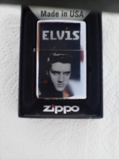 ZIPPO AUTENTICO ELVIS PRESLEY +1 GRABADO DE NOMBRE GRATIS