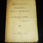 filosofia de la medicina 1920 dr. higinio g. perez - mejor precio | unprecio.es