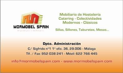 MORMOBEL SPAIN - Todo en Mobiliario par Hostelería, Diseño y Colectividades