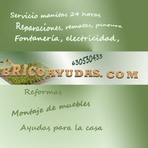 Reparaciones para la casa, Manitas , servicio 24 horas, BRICOAYUDAS.COM