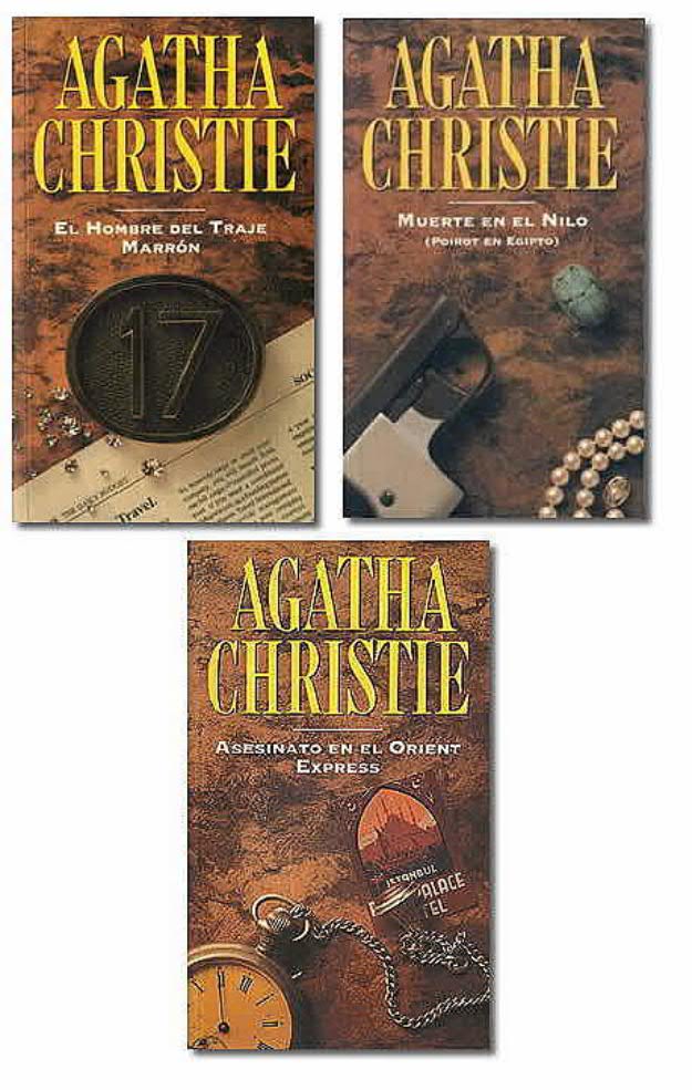 Lote 3 libros de Agatha Christie (Planeta DeAgostini)