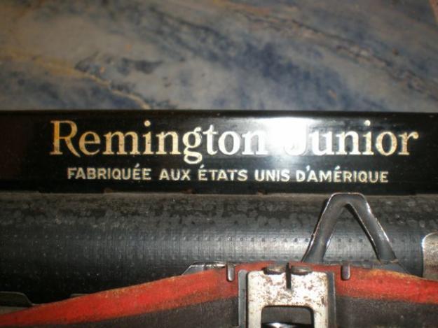 Maquina escribir portátil Remington Junior,antigua