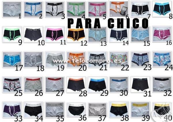 CALVIN KLEIN - Boxers, braguitas, tangas y slips. Envío a toda europa.