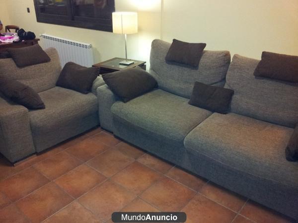 Vendo sofa de 3 plazas + sillón a conjunto