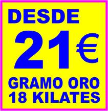 COMPRO ORO - JOYAS - RELOJ - MONEDA - ETC. PAGAMOS AL CONTADO CUALQUIER CANTIDAD.